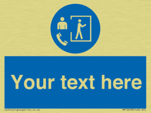 Custom Mandatory: Entry only with supervisor outside